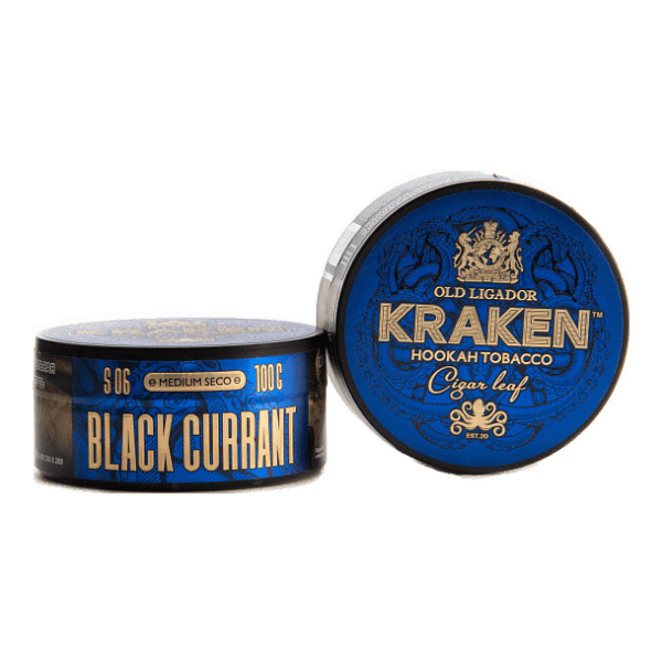 Табак Kraken Medium Seco Black Currant (Черная Смородина) 100 гр в Красноярске