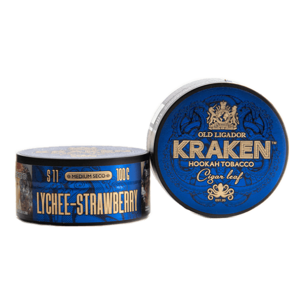 Табак Kraken Medium Seco Lychee strawberry (Личи и клубника) 100 гр в Красноярске