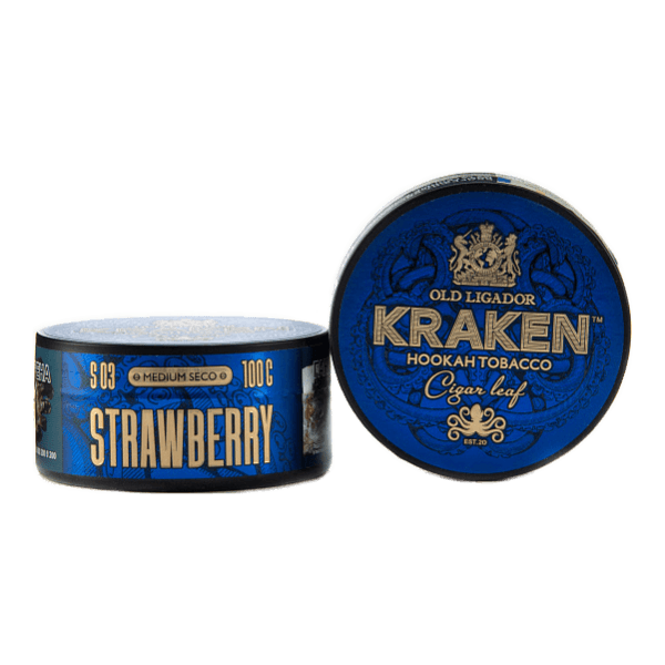 Табак Kraken Medium Seco Strawberr (Клубника) 100 гр в Красноярске