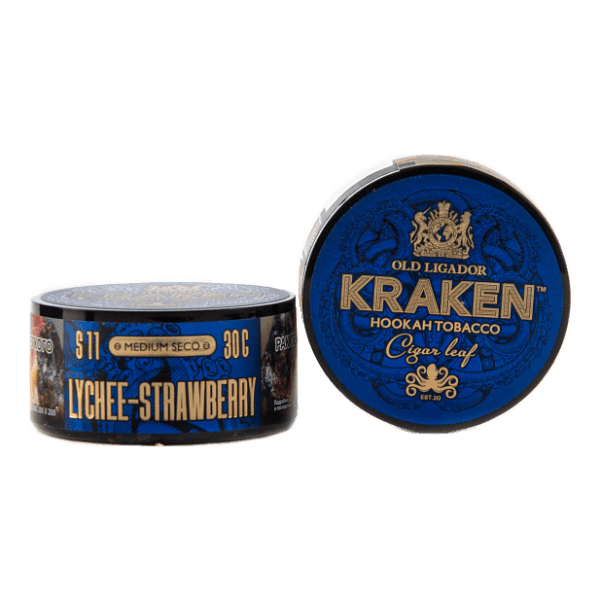 Табак Kraken Medium Seco Lychee strawberry (Личи и клубника) 30 гр в Красноярске