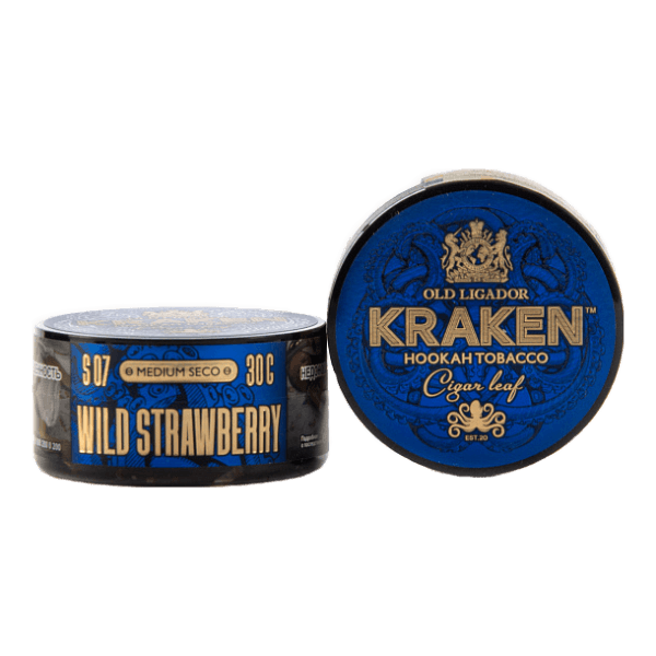 Табак Kraken Medium Seco wild strawberry (Земляника) 30 гр в Красноярске