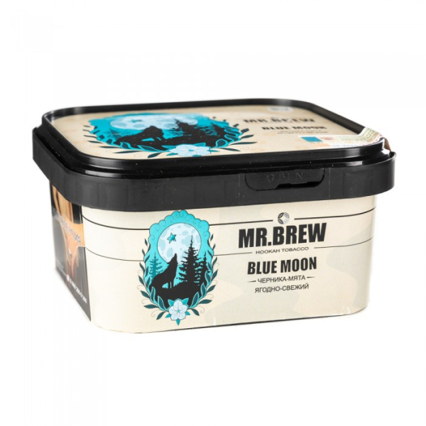 Табак Mr Brew Blue Moon (Черника с мятой) 200 гр в Красноярске
