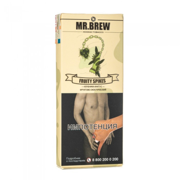 Табак Mr Brew Fruity Spikes (Клубничный сок с кактусом и фейхоа) 40 гр в Красноярске