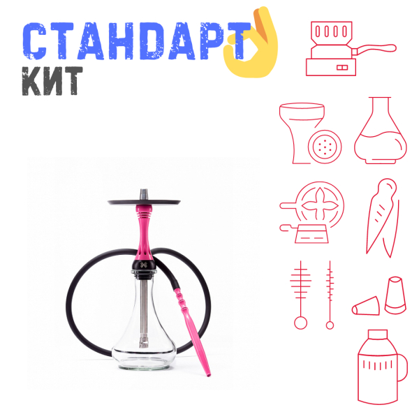 Набор с кальяном  Alpha Hookah X Rose СТАНДАРТ в Красноярске