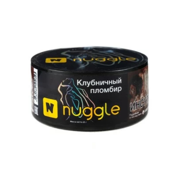 Табак Nuggle Клубничный пломбир 25 гр в Красноярске