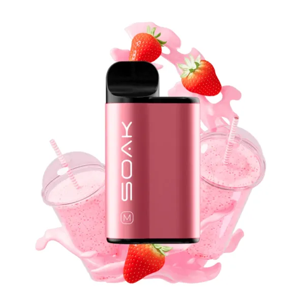 SOAK M Strawberry Cream dream (Клубничный милкшейк), 4000 тяг в Красноярске