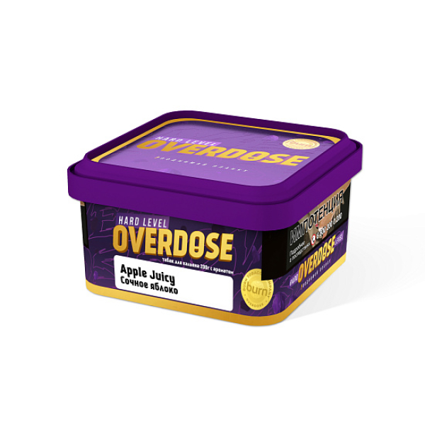 Табак OVERDOSE APPLE JUICY 200 гр в Красноярске
