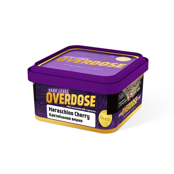 Табак OVERDOSE Maraschino Cherry (коктейльная вишня) 200 гр в Красноярске