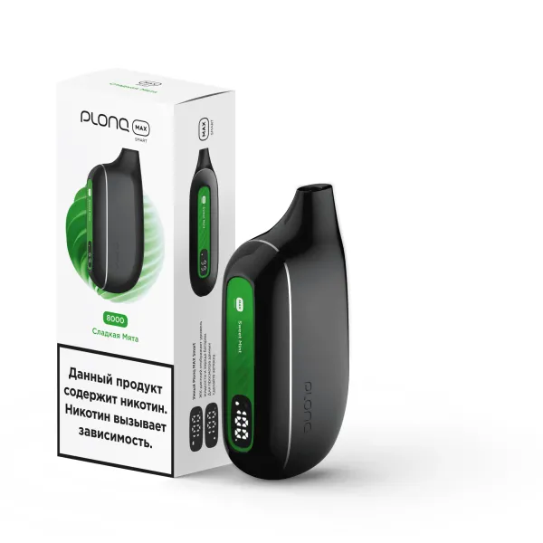 Plonq Max Smart Сладкая Мята (8000 Затяжек) 20 Мг в Красноярске