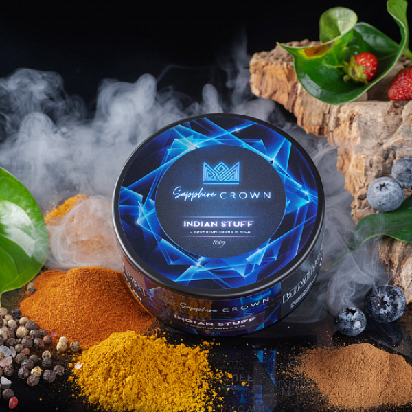 Табак Sapphire Crown Indian Stuff (Специи травянистость лесные ягоды) 100 гр в Красноярске