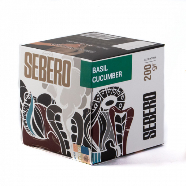 Табак SEBERO BASIL CUCUMBER 200 грамм в Красноярске