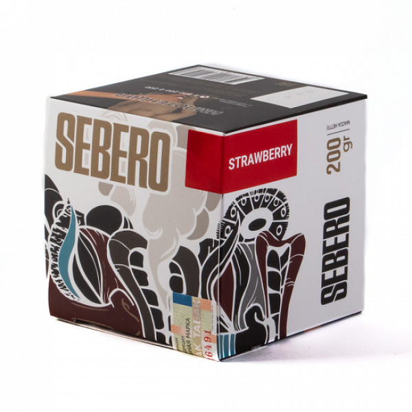 Табак SEBERO STRAWBERRY 200 грамм в Красноярске