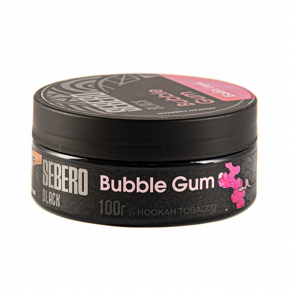 Табак SEBERO BLACK BUBBLE GUM 100 гр в Красноярске