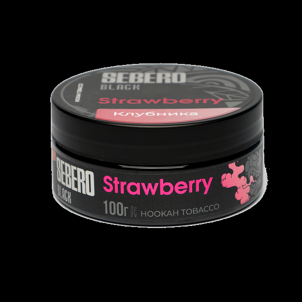 Табак SEBERO BLACK STRAWBERRY 100 гр в Красноярске