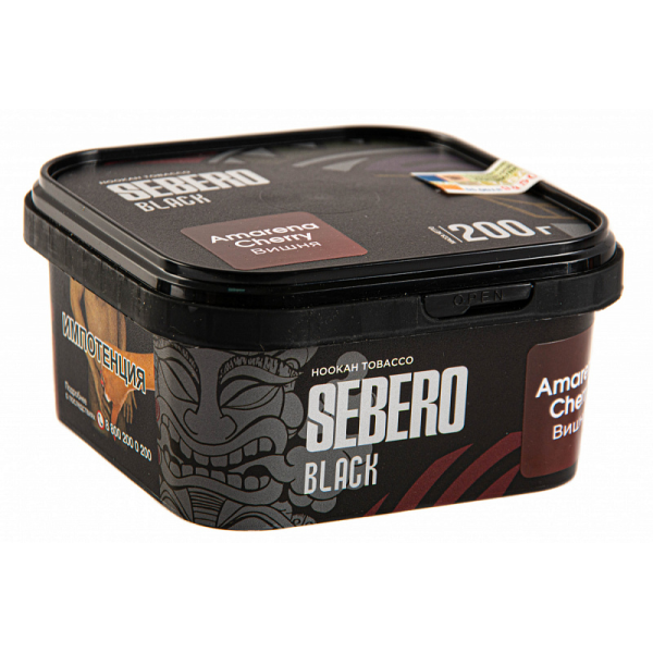 Табак SEBERO BLACK AMARENA CHERRY 200 гр в Красноярске
