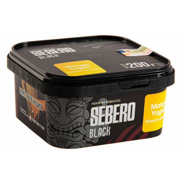 Табак SEBERO BLACK MANGO YOGURT 200 гр в Красноярске