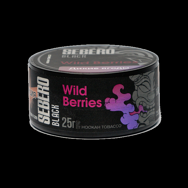 Табак SEBERO BLACK WILD BERRIES 25 гр в Красноярске