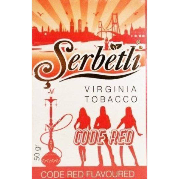 Табак Serbetli Code Red 50 грамм в Красноярске