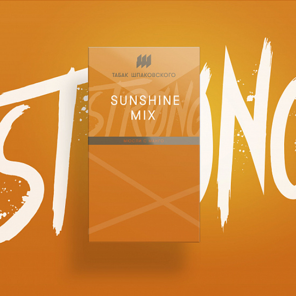 Табак Шпаковского Strong Sunshine MIx (Мюсли Манго) 40 гр в Красноярске