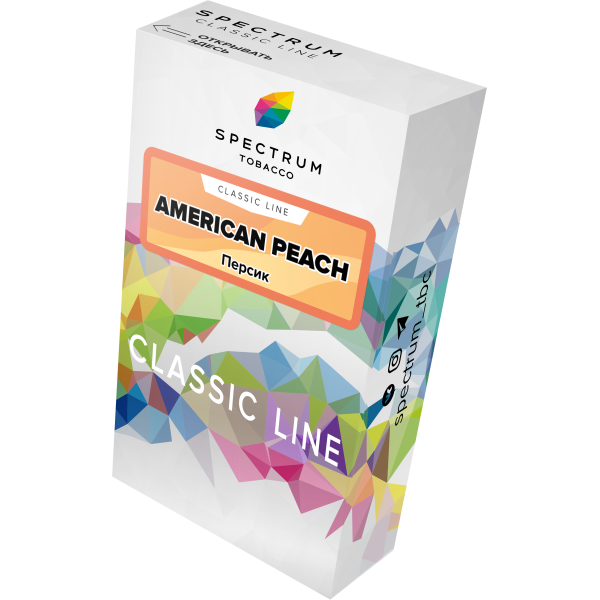 Табак Spectrum Classic american peach 40 грамм в Красноярске