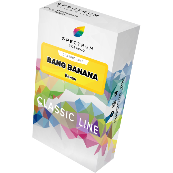 Табак Spectrum Classic bang banana 40 грамм в Красноярске