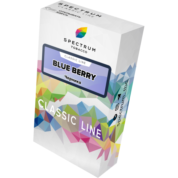 Табак Spectrum Classic blue berry 40 грамм в Красноярске