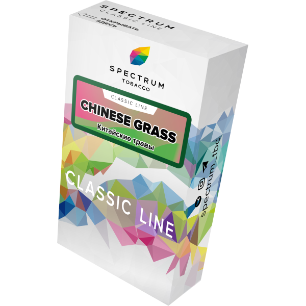 Табак Spectrum Classic chinese grass 40 грамм в Красноярске