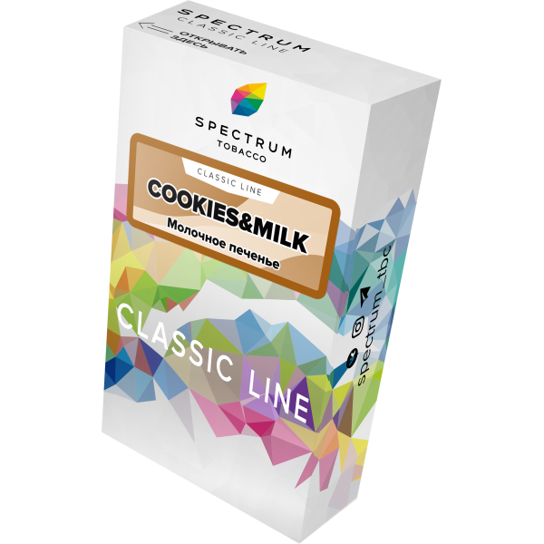 Табак Spectrum Classic cookies milk 40 грамм в Красноярске