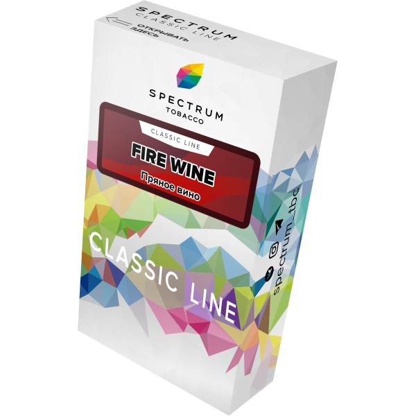Табак Spectrum Classic fire wine 40 грамм в Красноярске