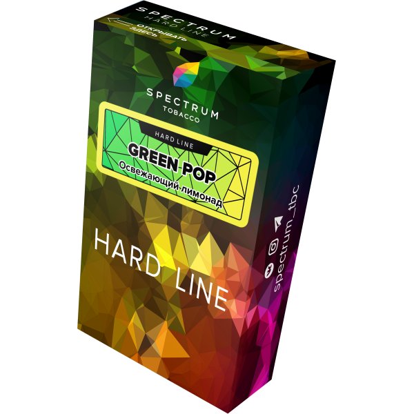 Табак Spectrum Hard green pop 40 грамм в Красноярске