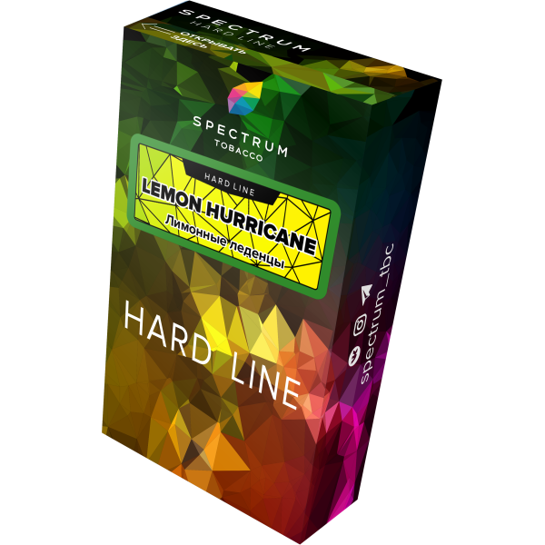 Табак Spectrum Hard lemon hurricane 40 грамм в Красноярске