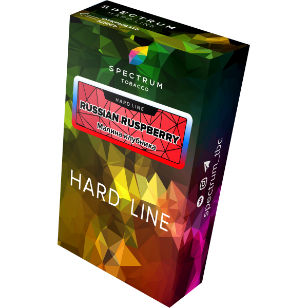Табак Spectrum Hard russian raspberry 40 грамм в Красноярске