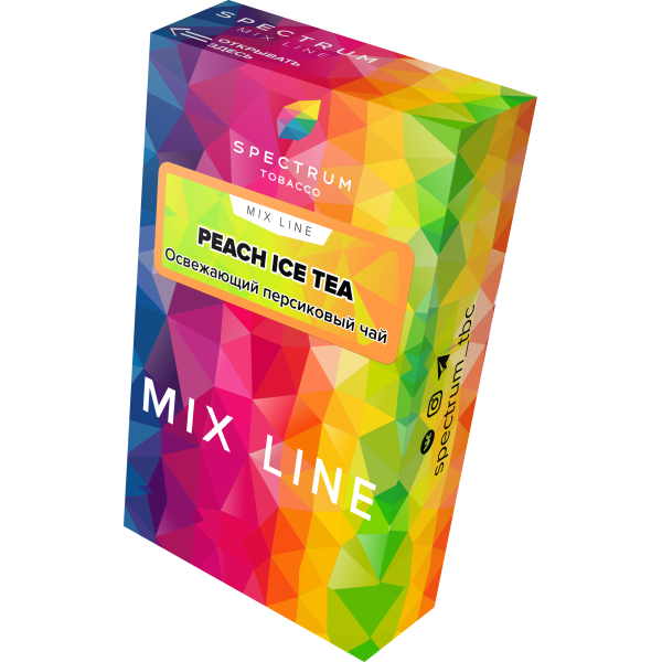 Табак Spectrum Mix Line Peach Ice Tea 40 грамм в Красноярске