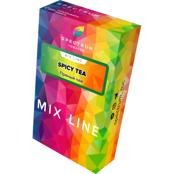 Табак Spectrum Mix Line Spicy Tea 40 грамм в Красноярске