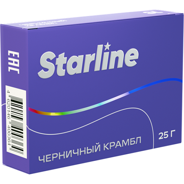 Табак Starline Черничный крамбл 25 гр в Красноярске