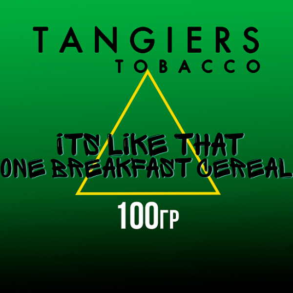 Табак Tangiers BIRQUIQ ITS LIKE THAT ONE BREAKFAST CEREAL 100 гр в Красноярске