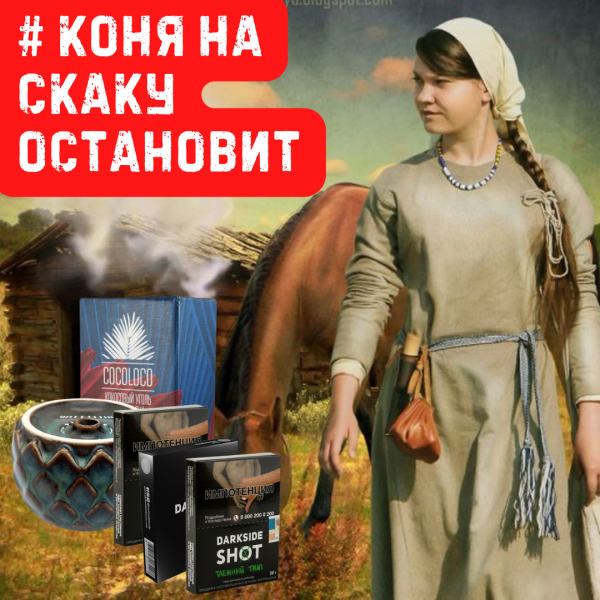 Набор #КОНЯ НА СКАКУ ОСТАНОВИТ для кальяна в Красноярске