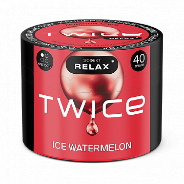 Табак TWICE Ice Watermelon (Ледяной арбуз) 40 гр в Красноярске