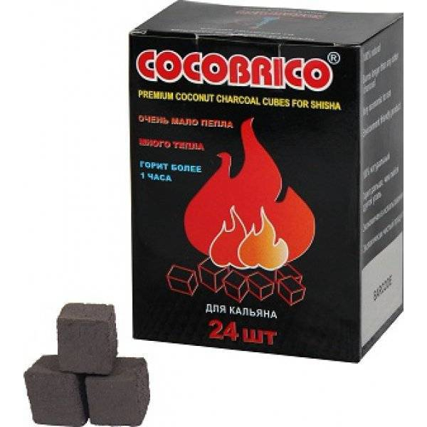 Уголь для кальяна CocoBrico 24 кубика в Красноярске