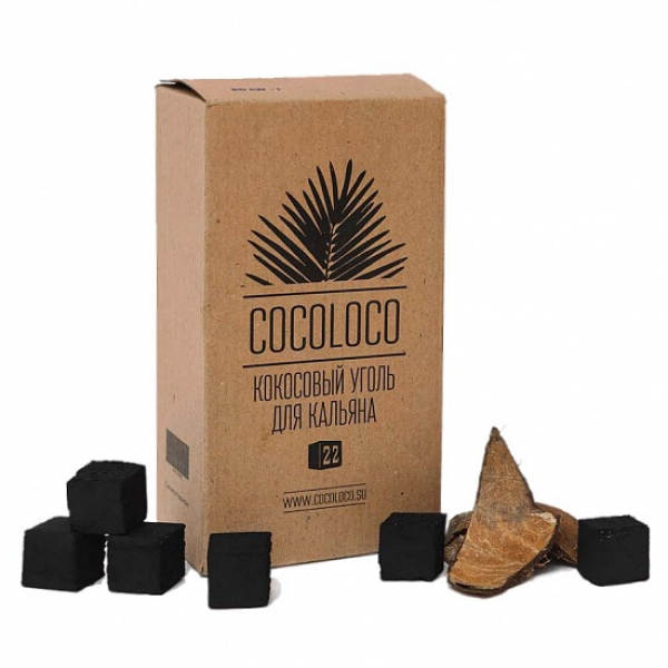 Кокосовый уголь Cocoloco 22мм в Красноярске
