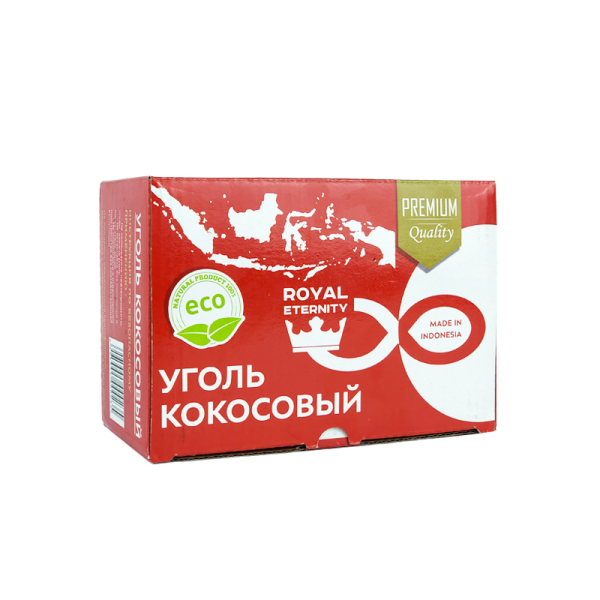 Кокосовый уголь Royal Eternity для кальяна (25 мм, 72 шт) в Красноярске
