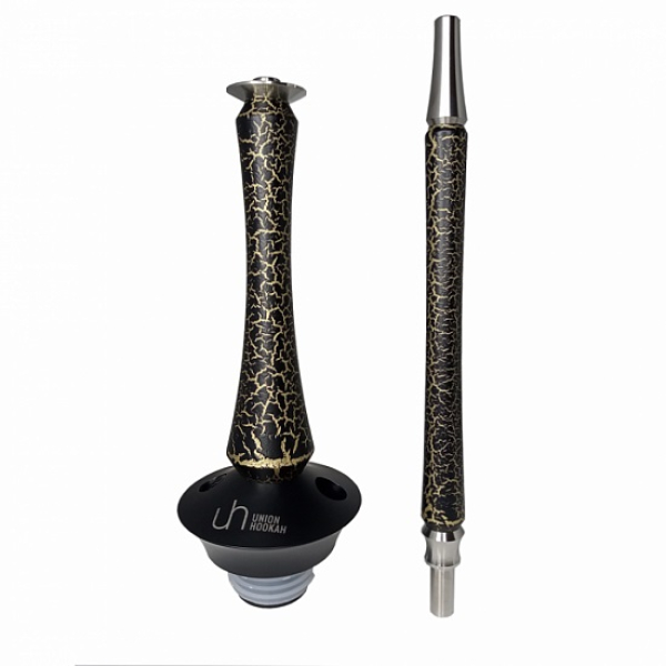 Кальян Union Hookah Sleek Кракле золотой в Красноярске