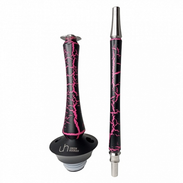 Кальян Union Hookah Sleek Кракле розовый в Красноярске