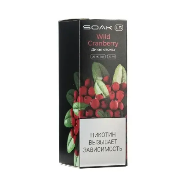 Жидкость SOAK LS Wild Cranberry 30 мл в Красноярске