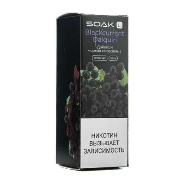 Жидкость SOAK L Blackcurrant Daiquiri 30 мл в Красноярске