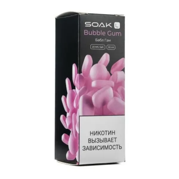 Жидкость SOAK L Bubble Gum 30 мл в Красноярске