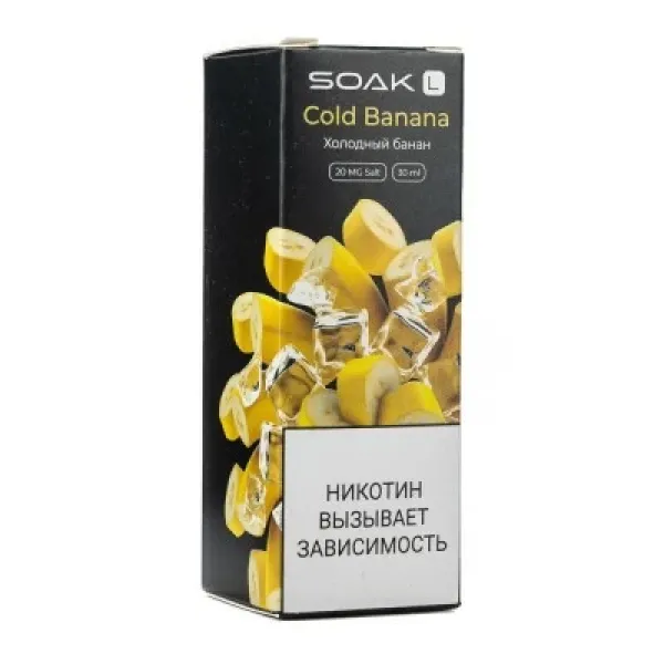 Жидкость SOAK L Cold Banana 30 мл в Красноярске