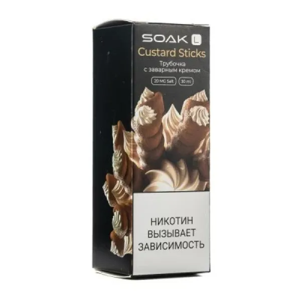 Жидкость SOAK L Custard Sticks 30 мл в Красноярске