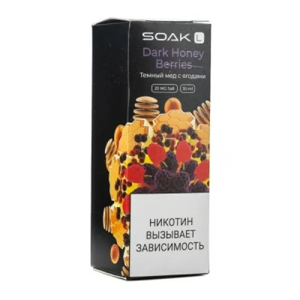 Жидкость SOAK L Dark Honey Berries 30 мл в Красноярске