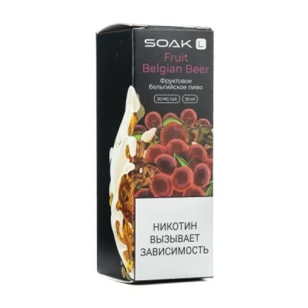 Жидкость SOAK L Fruit Belgian Beer 30 мл в Красноярске